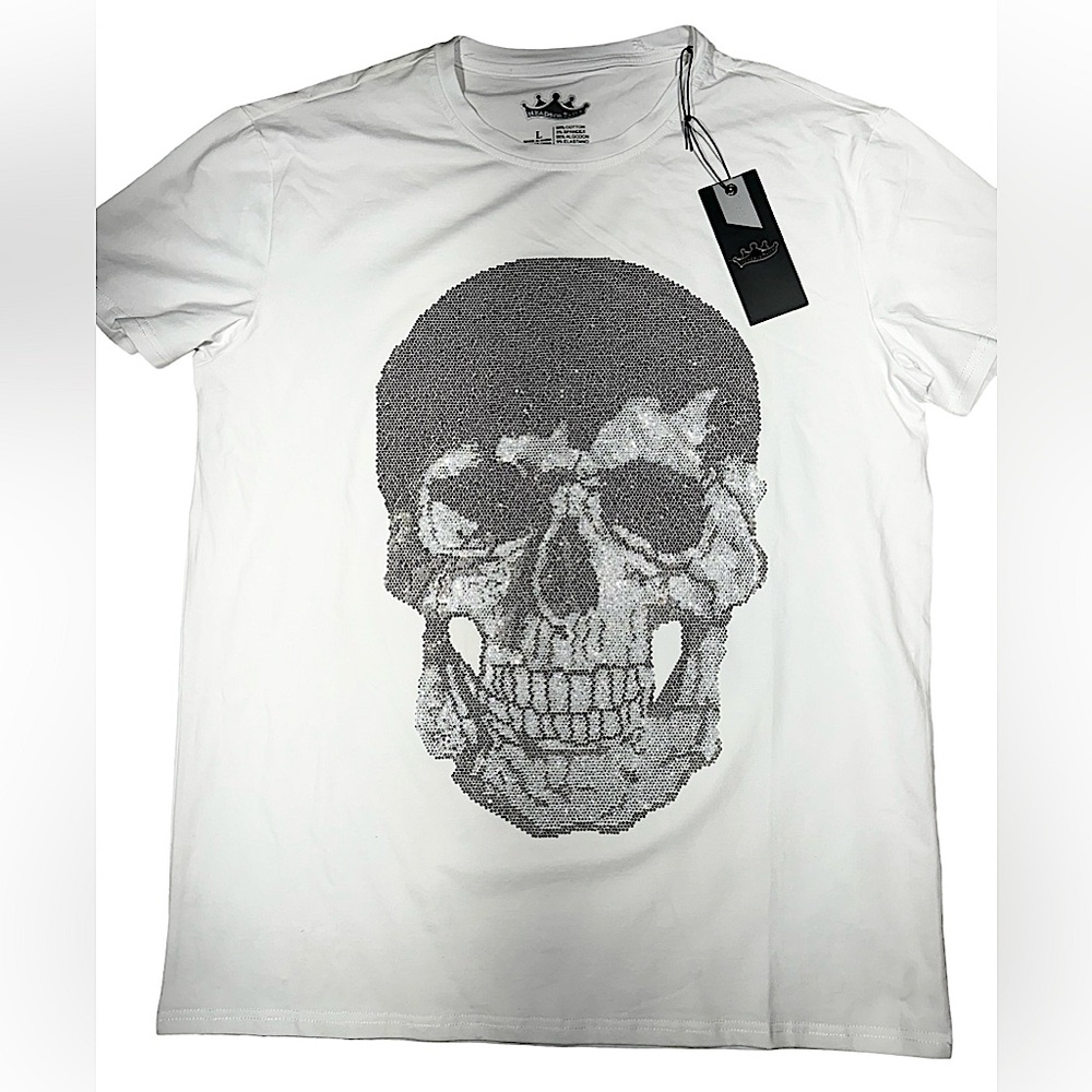 Men’s Heads or Tails Embellished graphic tee